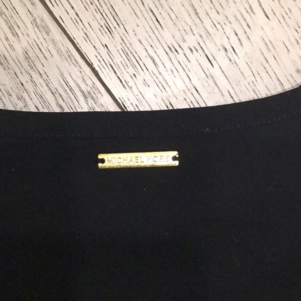 Woman’s Michael Kors little black dress. Small. Knit jersey. Pleated hem. Cute! - Picture 5 of 5